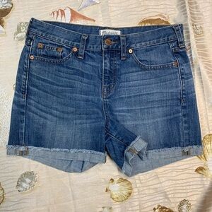 Madewell high rise denim‎ shorts
